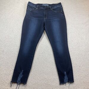 BKE Gabby Curvy High Rise Skinny Jeans‎ Women's 31x26.5 Blue Denim